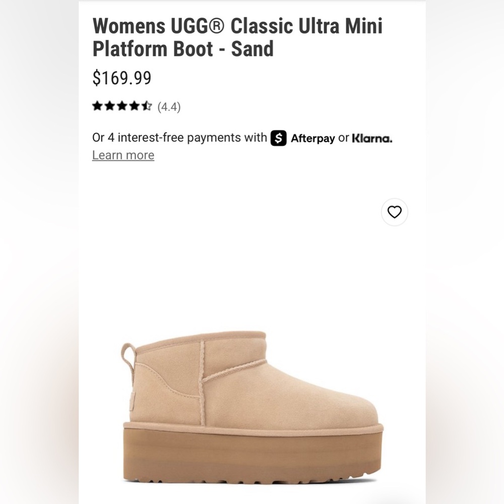 UGG Classic ultra mini Tan Boots